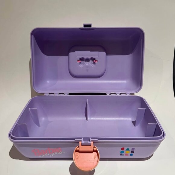 1990s Barbie Lilac Caboodle Cosmetic Carrying Case - Picture 4 of 9